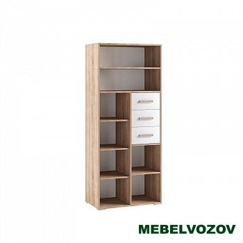 Стеллаж книжный Бланка (Фасад белый) детальное изображение от магазина mebelvozov.ru в Нижнем Новгороде