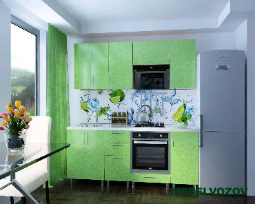 Кухонный гарнитур Модерн 1950 Фасад Фисташка от магазина Мебельвозов в Нижнем Новгороде