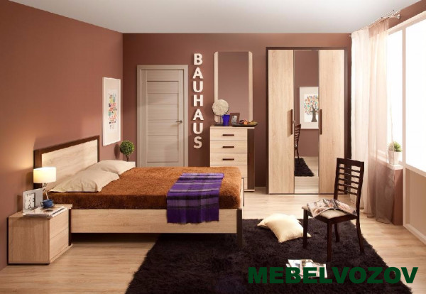 Комод Bauhaus 10  (Дуб Сонома/Орех Шоколадный) от магазина Мебельвозов в Нижнем Новгороде