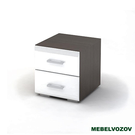 ВЕГАС тумба прикроватная (венге/белый глянец) от магазина Мебельвозов в Нижнем Новгороде