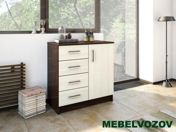 Комод К800 -1Д венге лоредо от магазина Мебельвозов в Нижнем Новгороде