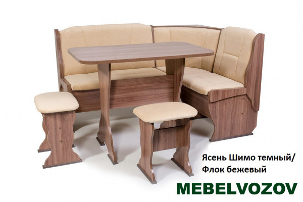 Кухонный уголок Орхидея Флок  от магазина Мебельвозов в Нижнем Новгороде