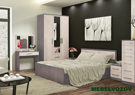 Зеркало в спальню  "Фиеста" Ясень от магазина Мебельвозов в Нижнем Новгороде