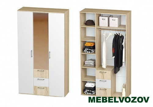 Белладжио Шкаф трехстворчатый ШК-14 от компании Мебельвозов в Нижнем Новгороде