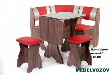 Кухонный уголок Тюльпан-мини Венге/120-101 от магазина Мебельвозов в Нижнем Новгороде