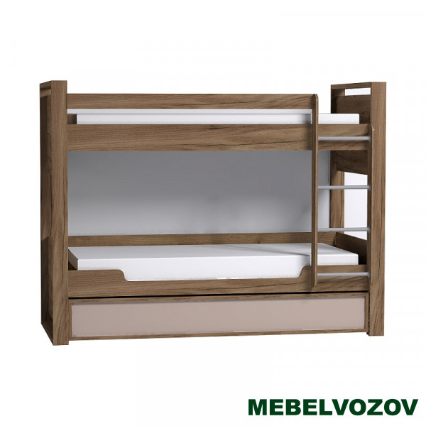 Nature 90 Кровать двухъярусная детальное изображение от магазина mebelvozov.ru в Нижнем Новгороде