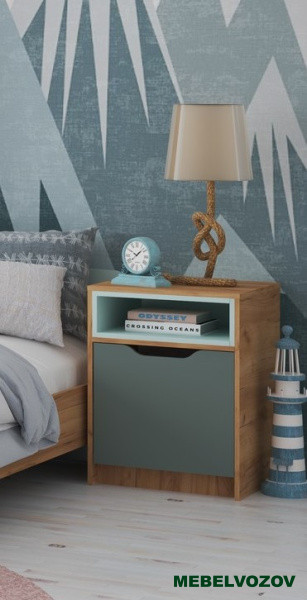 RICH Тумба ТМ-001 (Мята/голубой) детальное изображение от магазина mebelvozov.ru в Нижнем Новгороде