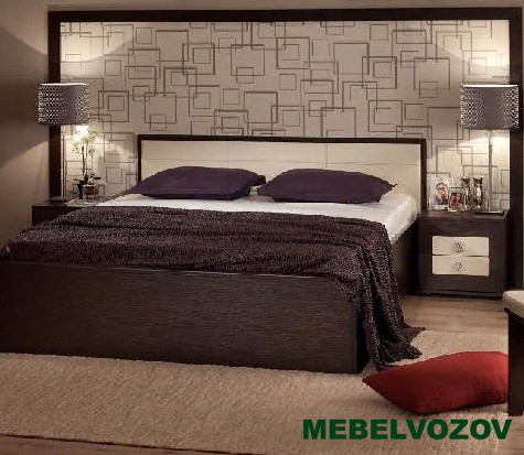 Кровать с подъемным механизмом 1800 +1.2 АМЕЛИ 1  (Венге) от магазина Мебельвозов в Нижнем Новгороде