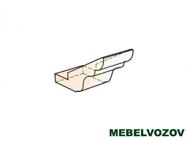 Фото элемент карниза стыковочный прямой бергамо элемента от сайта Мебельвозов в Нижнем Новгороде