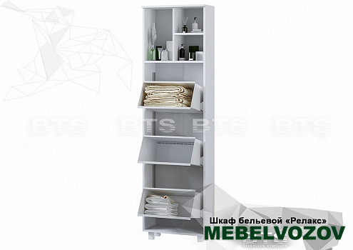 Шкаф бельевой (3 секции) Релакс от компании Мебельвозов в Нижнем Новгороде