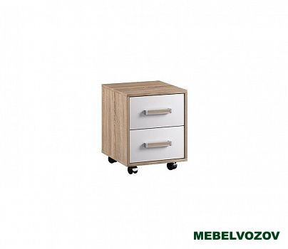 Тумба выкатная Бланка (Фасад белый) детальное изображение от магазина mebelvozov.ru в Нижнем Новгороде
