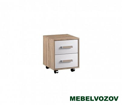 Тумба выкатная Бланка (Фасад белый) детальное изображение от магазина mebelvozov.ru в Нижнем Новгороде