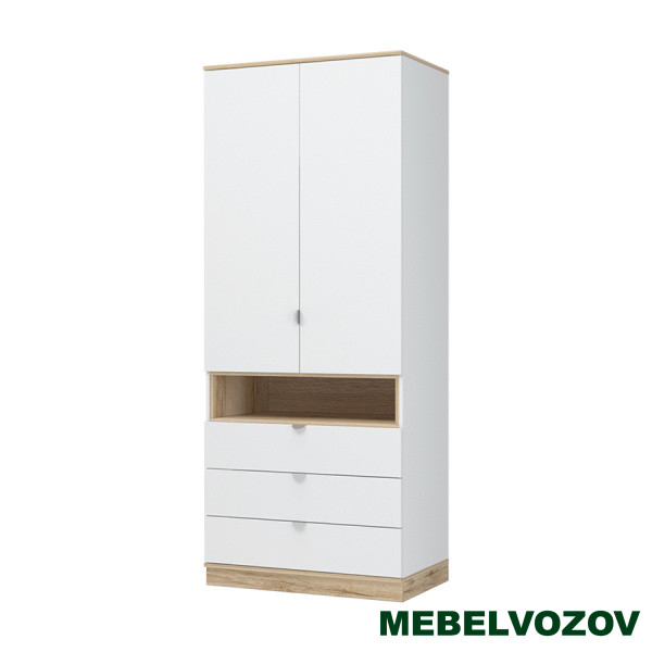 ЮККИ ШК 3Я 900 Шкаф 2х створчатый - фото от компании Мебельвозов в Нижнем Новгороде ЮККИ ШК 3Я 900 Шкаф 2х створчатый от компании Мебельвозов в Нижнем Новгороде