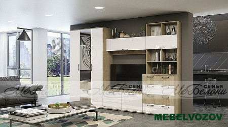Модульная гостиная Белладжио. Комплект  5 от Mebelvozov в Нижнем Новгороде