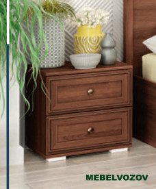Тумба прикроватная РТ-20 Ричард (орех донской) от магазина Мебельвозов в Нижнем Новгороде