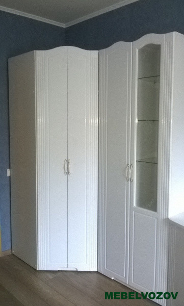 Шкаф угловой «Виктория» 26 от компании Мебельвозов в Нижнем Новгороде