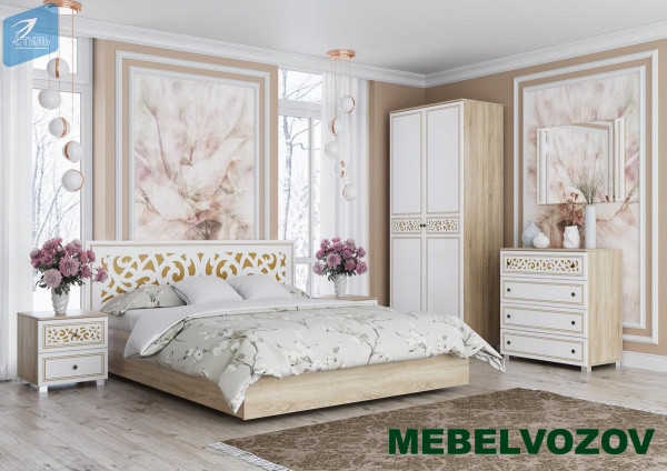 Модульная мебель для спальни Мадлен. Комплект 2 от магазина Мебельвозов в Нижнем Новгороде