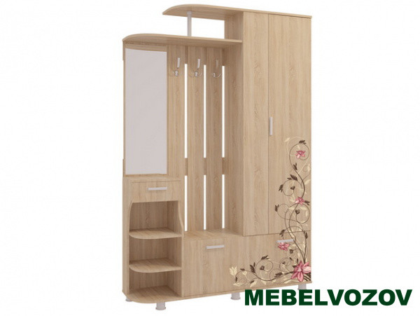 Прихожая Барселона-2 (Дуб Сонома) от магазина Мебельвозов в Нижнем Новгороде