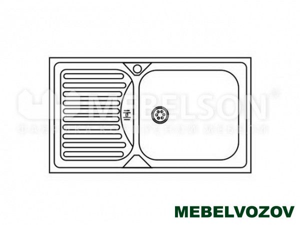 Фото мойка врезная clm760.435-gw6k правая бергамо элемента от сайта Мебельвозов в Нижнем Новгороде