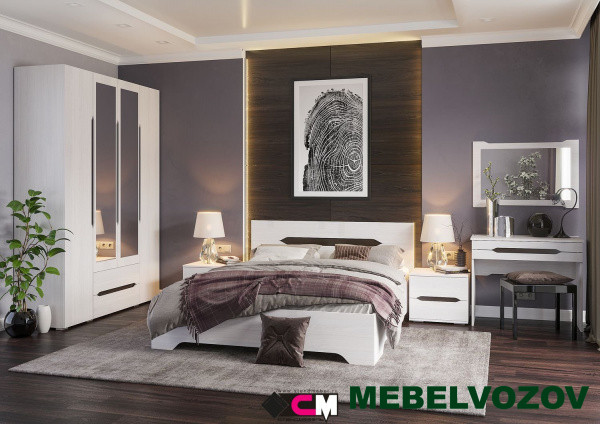 Модульная спальня Валенсия. Комплект 3 от магазина Мебельвозов в Нижнем Новгороде