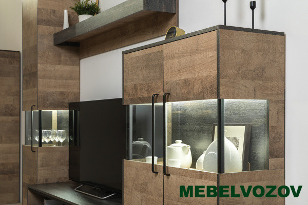 фото Комод с витриной Трувор 13.306 от магазина Мебельвозов в Нижнем Новгороде Комод с витриной Трувор 13.306 от магазина Мебельвозов в Нижнем Новгороде