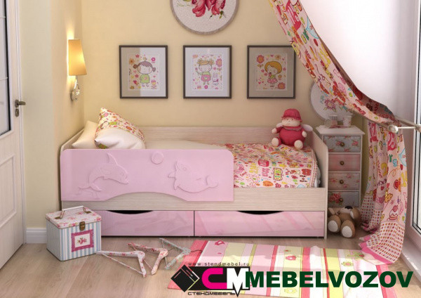 Детская кровать Алиса 1800 детальное изображение от магазина mebelvozov.ru в Нижнем Новгороде