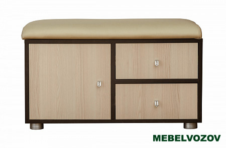 Модульная прихожая "Мини-Лайт" (венге/ясень) вариант 6 от магазина Мебельвозов в Нижнем Новгороде