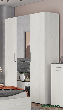 Шкаф трехдверный Теана (ясень анкор светлый) от компании Мебельвозов в Нижнем Новгороде