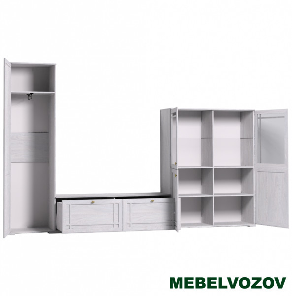 Шкаф МНЦ Sherlock 2 (гостиная), Ясень Анкор светлый от интернет магазина Mebelvozov в Нижнем Новгороде