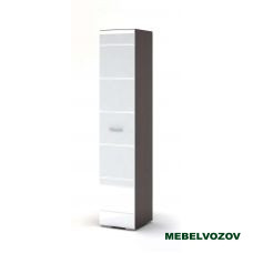 ВЕГАС пенал (венге/белый глянец) от компании Мебельвозов в Нижнем Новгороде