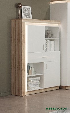 Шкаф комбинированный низкий Люмен 22 от Mebelvozov в Нижнем Новгороде