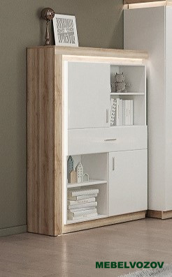 Шкаф комбинированный низкий Люмен 22 - фото от Mebelvozov в Нижнем Новгороде Шкаф комбинированный низкий Люмен 22 от Mebelvozov в Нижнем Новгороде