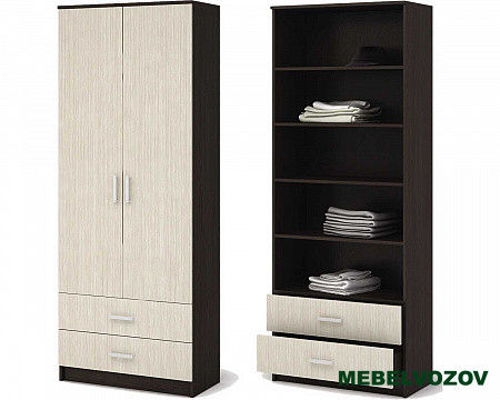 МАШЕНЬКА ШК 202 шкаф полки с ящиками от компании Мебельвозов в Нижнем Новгороде