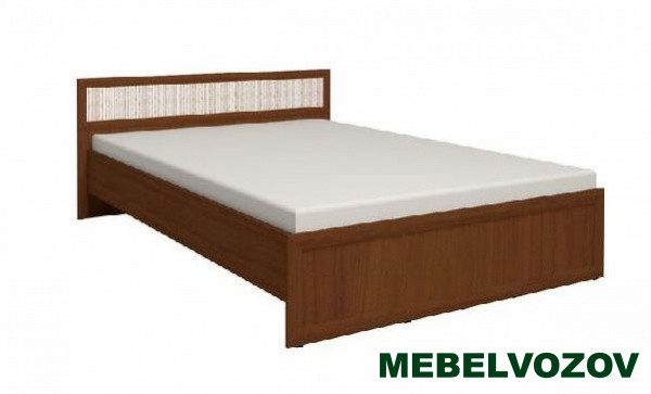 Кровать двуспальная 1 «Милана» 1600 см (Орех) от магазина Мебельвозов в Нижнем Новгороде