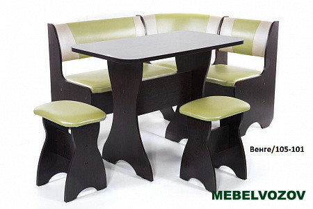 Кухонный уголок Тюльпан Венге/105-101 от магазина Мебельвозов в Нижнем Новгороде