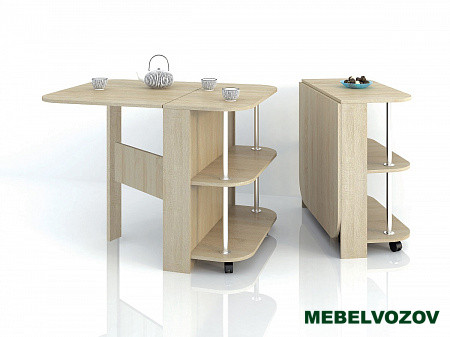 Стол книжка с полками дуб сонома от магазина Мебельвозов в Нижнем Новгороде