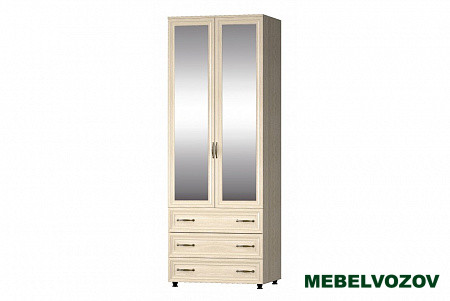 Шкаф с зеркалами распашной "Гармония"с ящиками  от компании Мебельвозов в Нижнем Новгороде