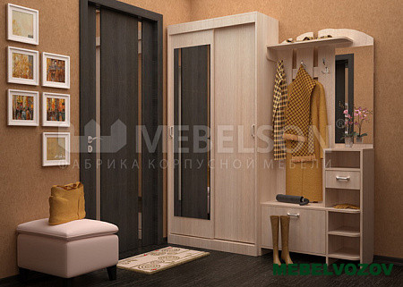Прихожая Мила (Дуб Сонома) от магазина Мебельвозов в Нижнем Новгороде