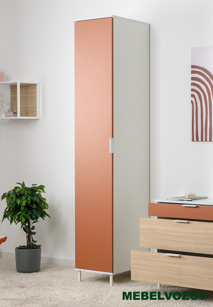 Марвэл Шкаф-пенал 16.316.01 (Белый PE шагрень) от компании Мебельвозов в Нижнем Новгороде