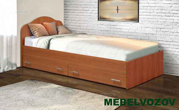 Кровать на уголках с ящиками №3 800 от магазина Мебельвозов в Нижнем Новгороде