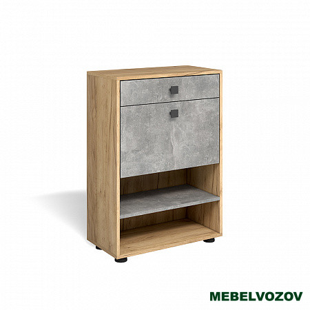 Обувница "Мини-Лайт" МЛ-4 (ателье светлое/дуб золотой крафт) от магазина Мебельвозов в Нижнем Новгороде