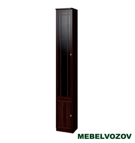 Шкаф для книг, Sherlock 311 ЛЕВЫЙ (орех шоколадный) от компании Мебельвозов