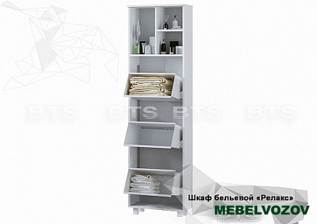 Шкаф бельевой (3 секции) Релакс от компании Мебельвозов в Нижнем Новгороде