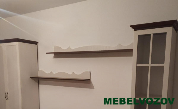 Новая картинка полка в гостинную латте 90-02 фабрики Атлант от Мебельвозов в Нижнем Новгороде