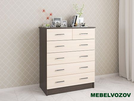 Комод Катрин 5 (Венге/Дуб Молочный) от магазина Мебельвозов в Нижнем Новгороде