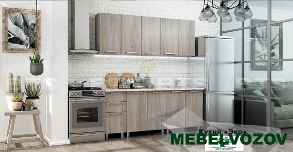 Кухня Эко 2,0м от магазина Мебельвозов в Нижнем Новгороде
