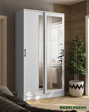 Шкаф-купе Стиль-2 1200 (белый) от компании Мебельвозов в Нижнем Новгороде