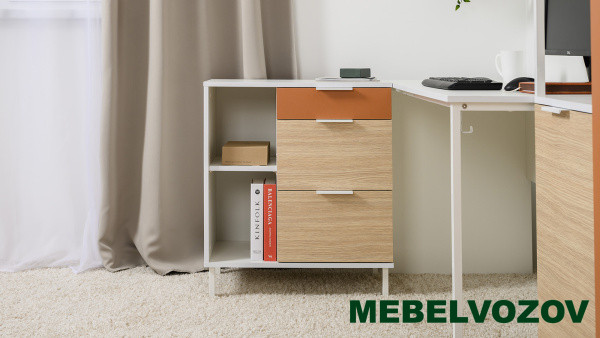 Марвэл Тумба 16.160 (Белый PE шагрень) детальное изображение от магазина mebelvozov.ru в Нижнем Новгороде