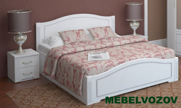 фото Кровать с изголовьем 05 "Виктория" 160*200 см с латами от магазина Мебельвозов в Нижнем Новгороде Кровать с изголовьем 05 "Виктория" 160*200 см с латами от магазина Мебельвозов в Нижнем Новгороде
