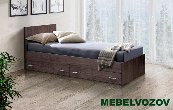 Кровать на уголках с ящиками №4 700 от магазина Мебельвозов в Нижнем Новгороде